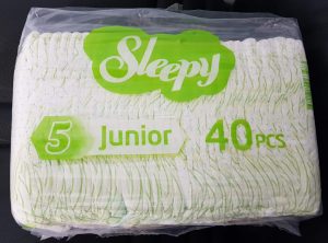 Sleepy Baby Diapers Packed In 25's 40's
