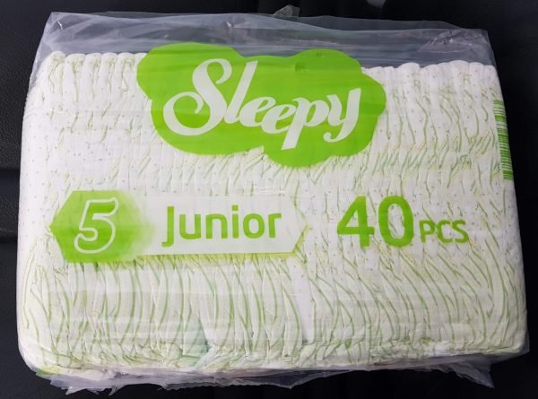 Sleepy Baby Diapers Packed In 25's 40's